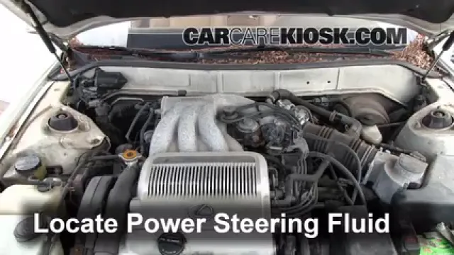 1993 Lexus ES300 3.0L V6 Power Steering Fluid Check Fluid Level